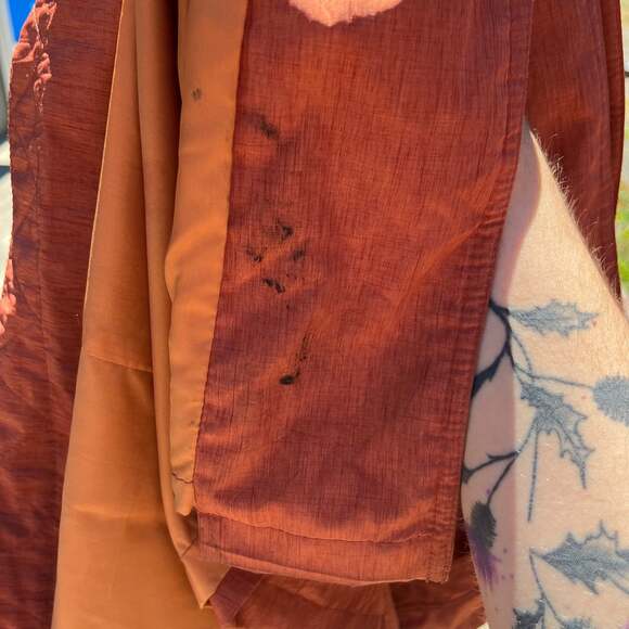 Vintage 90s Cyclone Polyester Trench Coat - Picture 7 of 8